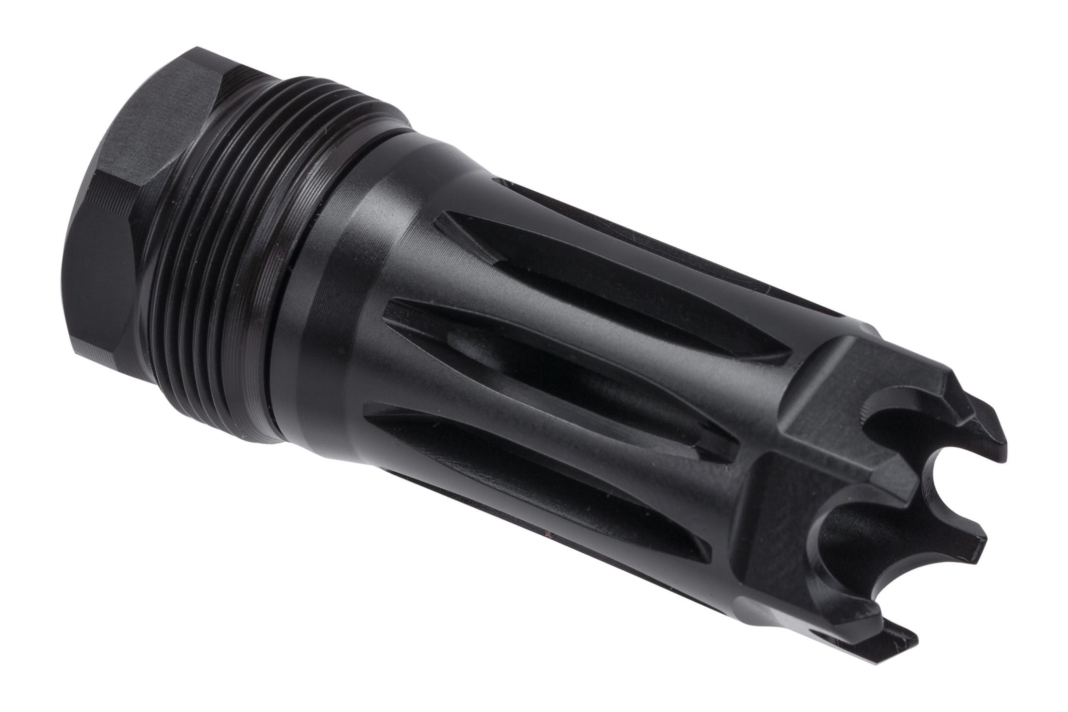Faxon Firearms Muzzlok Stainless Steel Plan B Flash Hider - 1/2x28 - .250" Bore